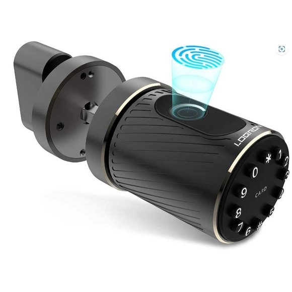 LOQRON Smart Door Knob, Keyless Entry Biometric Door Knobs, 5-in-1 Electric Digi - Picture 3 of 11